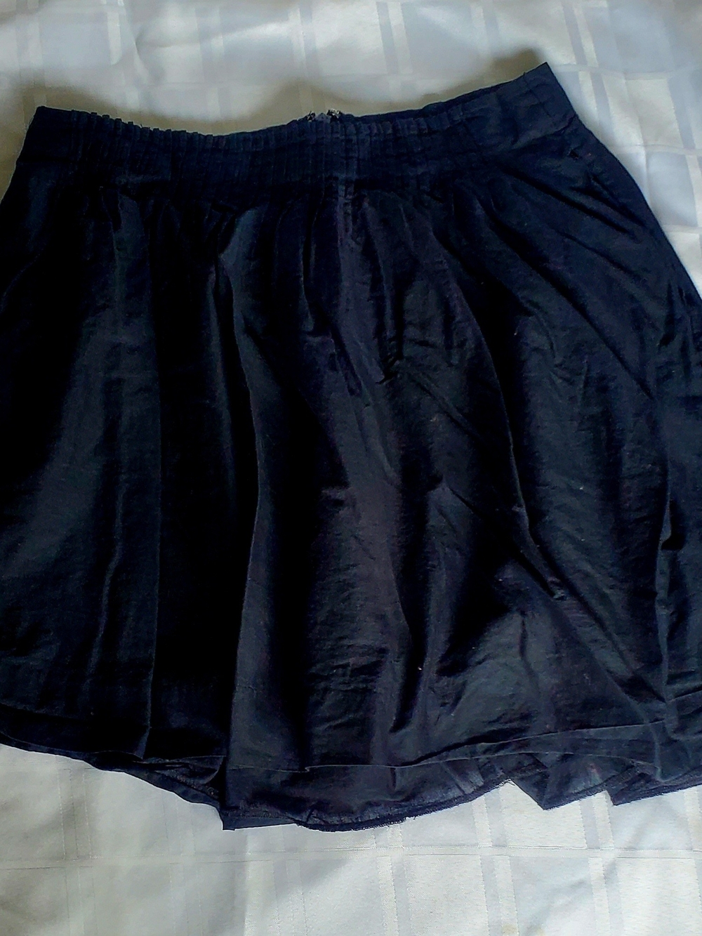 Banana Republic Black Lined Elastic-Waist Skirt